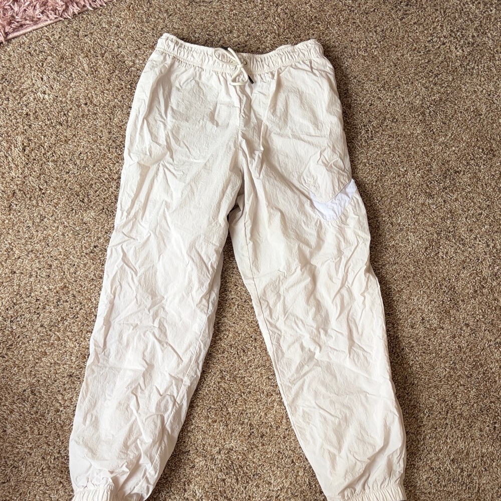 Light Beige Nike Drawstring Joggers